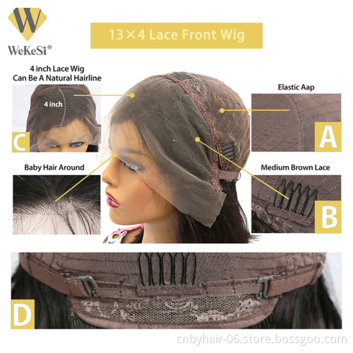 Pre Pluck HD Lace Wig Raw Hair Wholesale Vendor, Lace Wigs 100% Virgin Human Hair,Lace Front Human Hair Wigs For Black Women